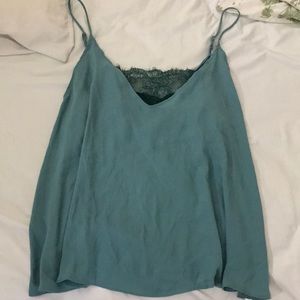 Free people intimately silk and lace top